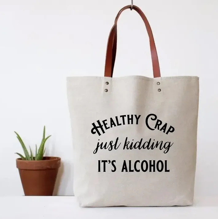 Fun Club Healthy Crap Tote Bag