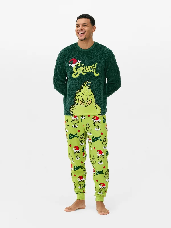 Men's The Grinch Fleece Pajamas